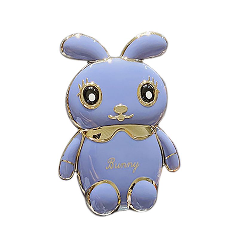 Ốp Điện Thoại Hình Thỏ Hoạt Hình 3D Có Đệm Khí Và Dây Đeo Cho iphone