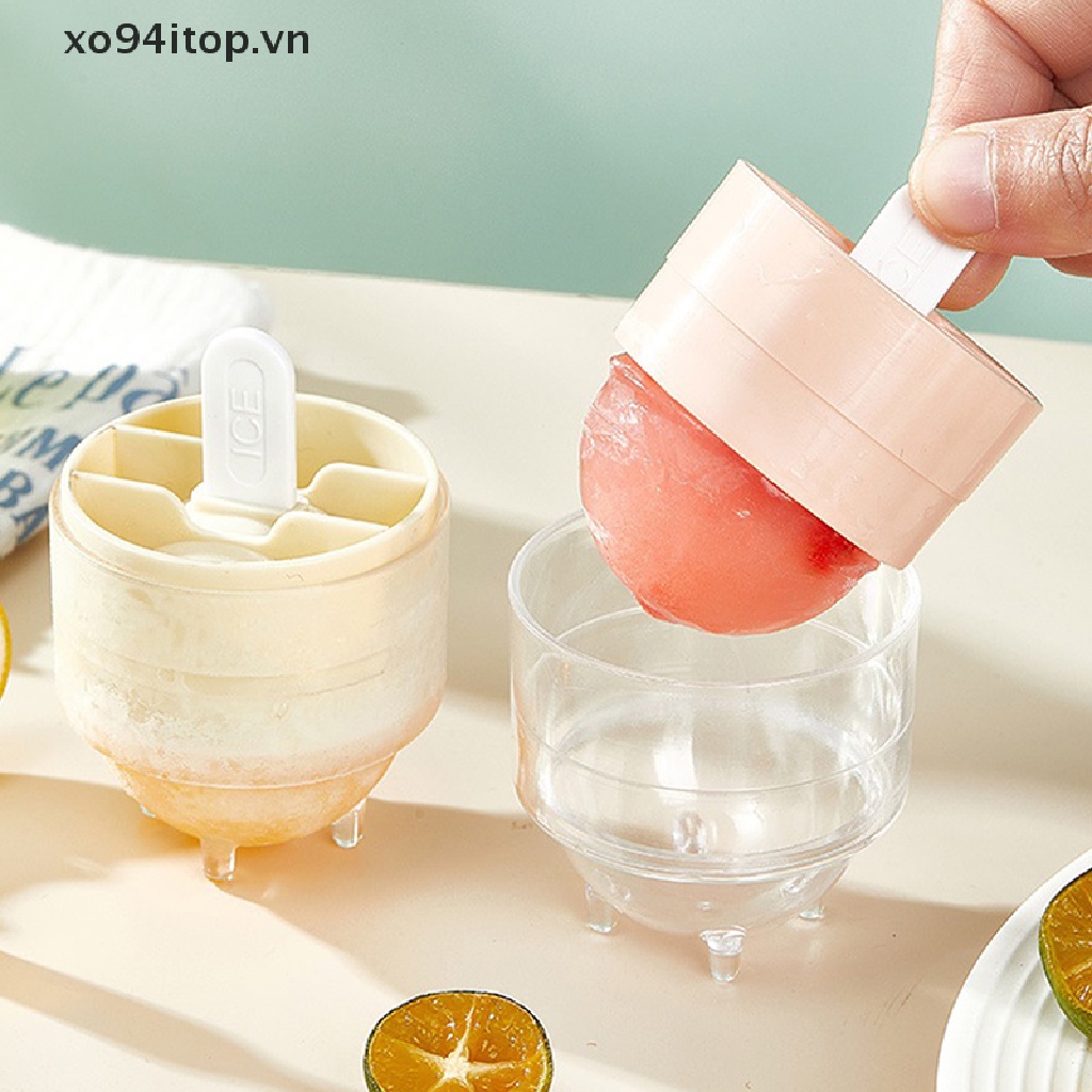 Khuôn Làm Kem Que Tiện Lợi Xinh Xắn