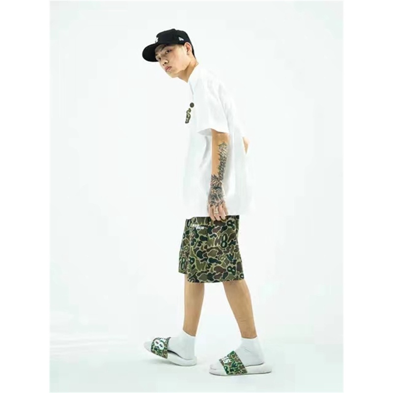 Whosis8- Quần Short Thể Thao Họa Tiết 8 logo Duck Hunt Họa Tiết Rằn Ri Phong Cách Truyền Thống Dành Cho Nam Và Nữ