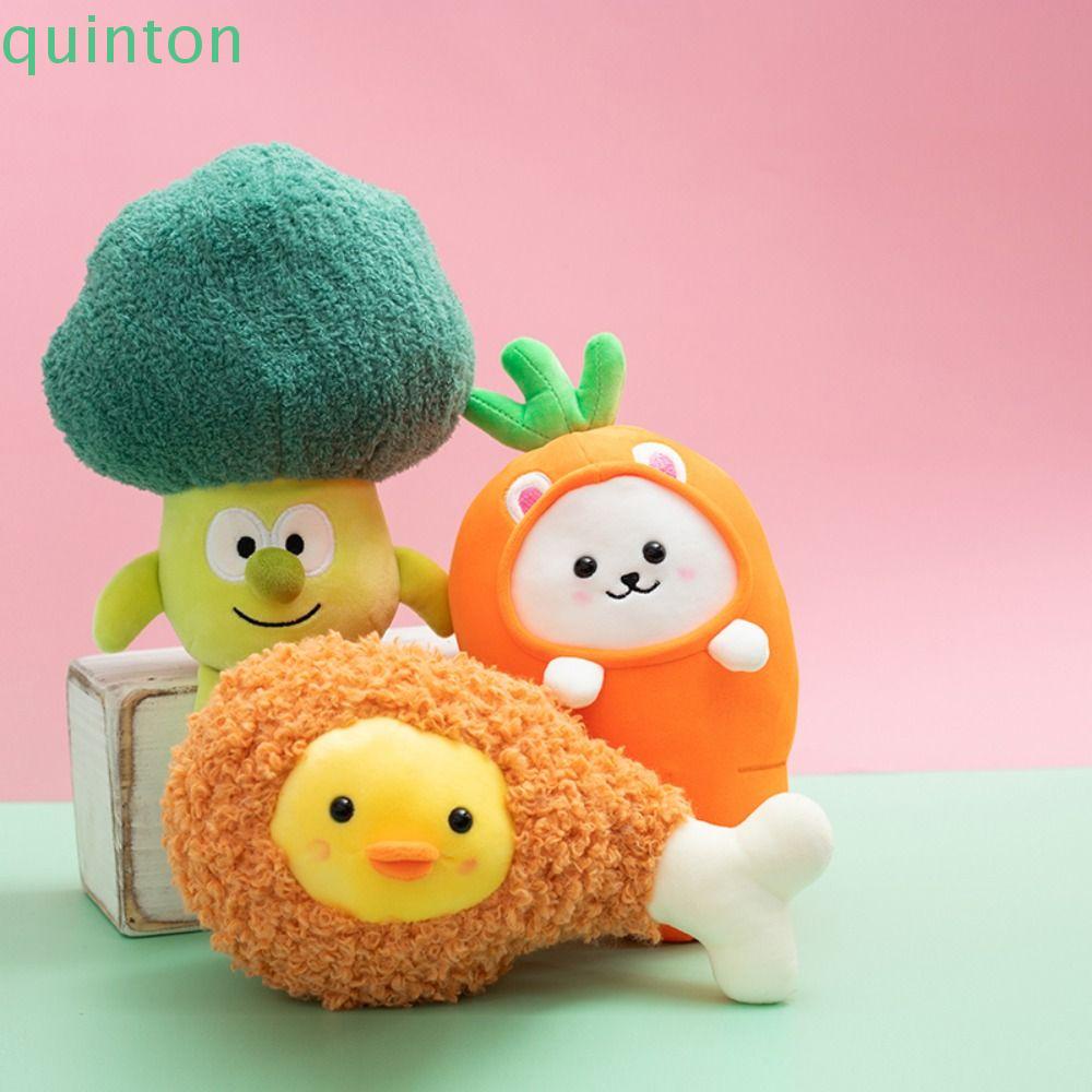 Đồ Chơi Nhồi Bông Hình Rau Củ Quả Ngộ Nghĩnh Cho Bé