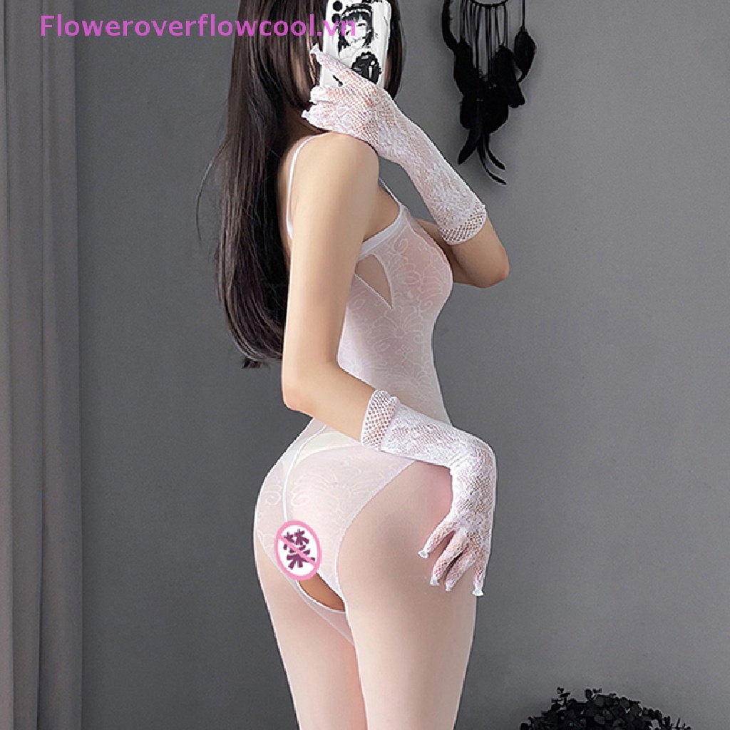 Đồ Lót Liền Thân Xuyên Thấu Hở Đáy Quyến Rũ Cho Nữ