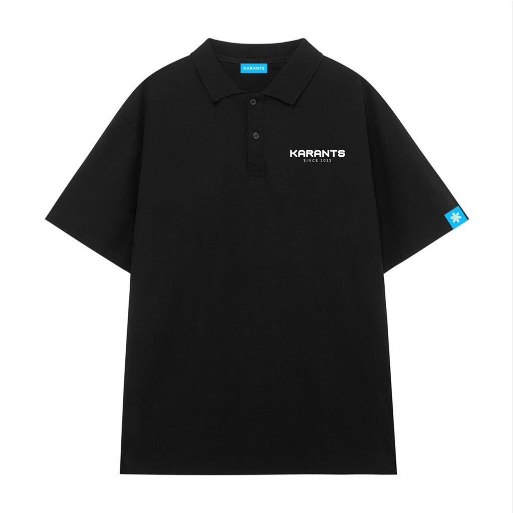 Áo Polo Local Brand Karants nam nữ form rộng overisze Signature Polo Shirt Premium - KR04