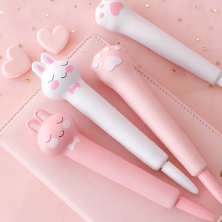 Bút Mực Gel Xốp Squishy Giảm Stress Hình Hoạt Hình Dễ Thương Cho Học Sinh