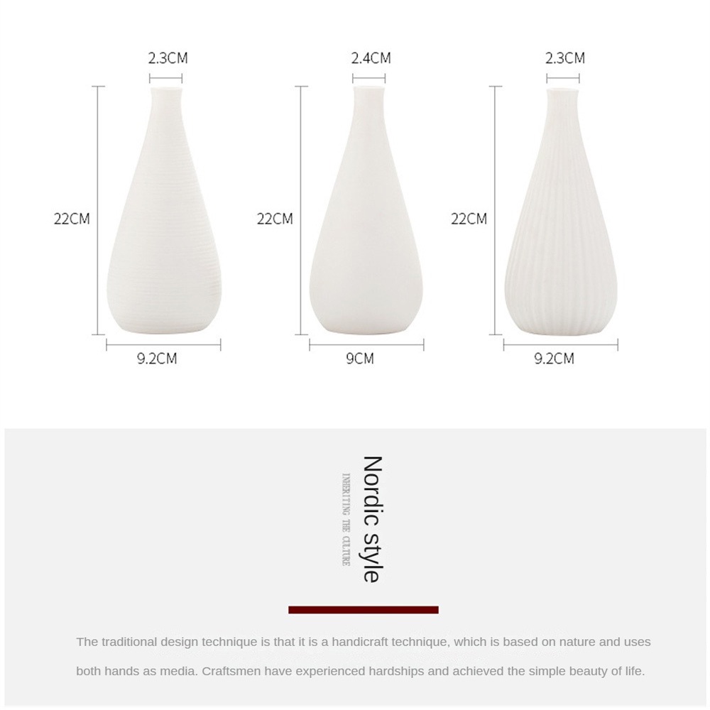 Bình Hoa Khô Cỡ Nhỏ Phong Cách Phương Tây Hiện Đại Trang Trí Nhà Cửa