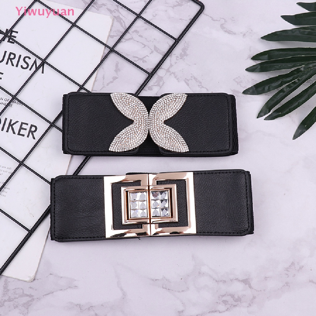 Thắt Lưng Co Giãn Đính Đá Trang Trí Đầm Nữ Mới