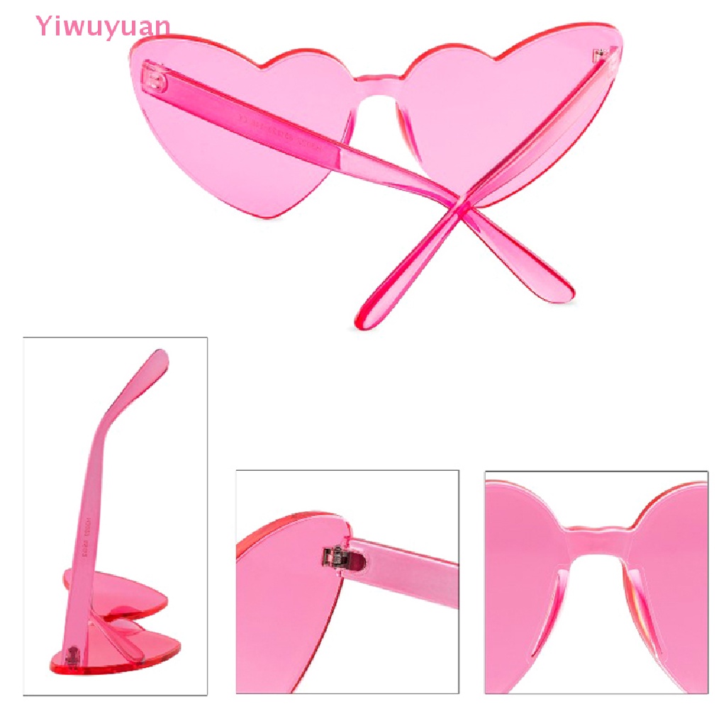 Kính Mát Hình Trái Tim Thời Trang Vintage Dành Cho Nữ