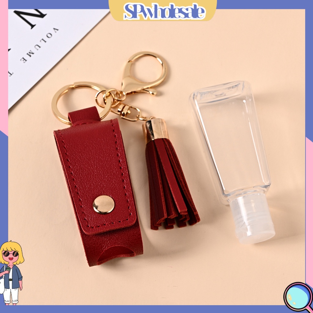 <SPwholesale> Móc Khóa Chai Nước Rửa Tay Rỗng Cỡ Nhỏ Bằng Thép Không Gỉ Có Thể Tái Sử Dụng