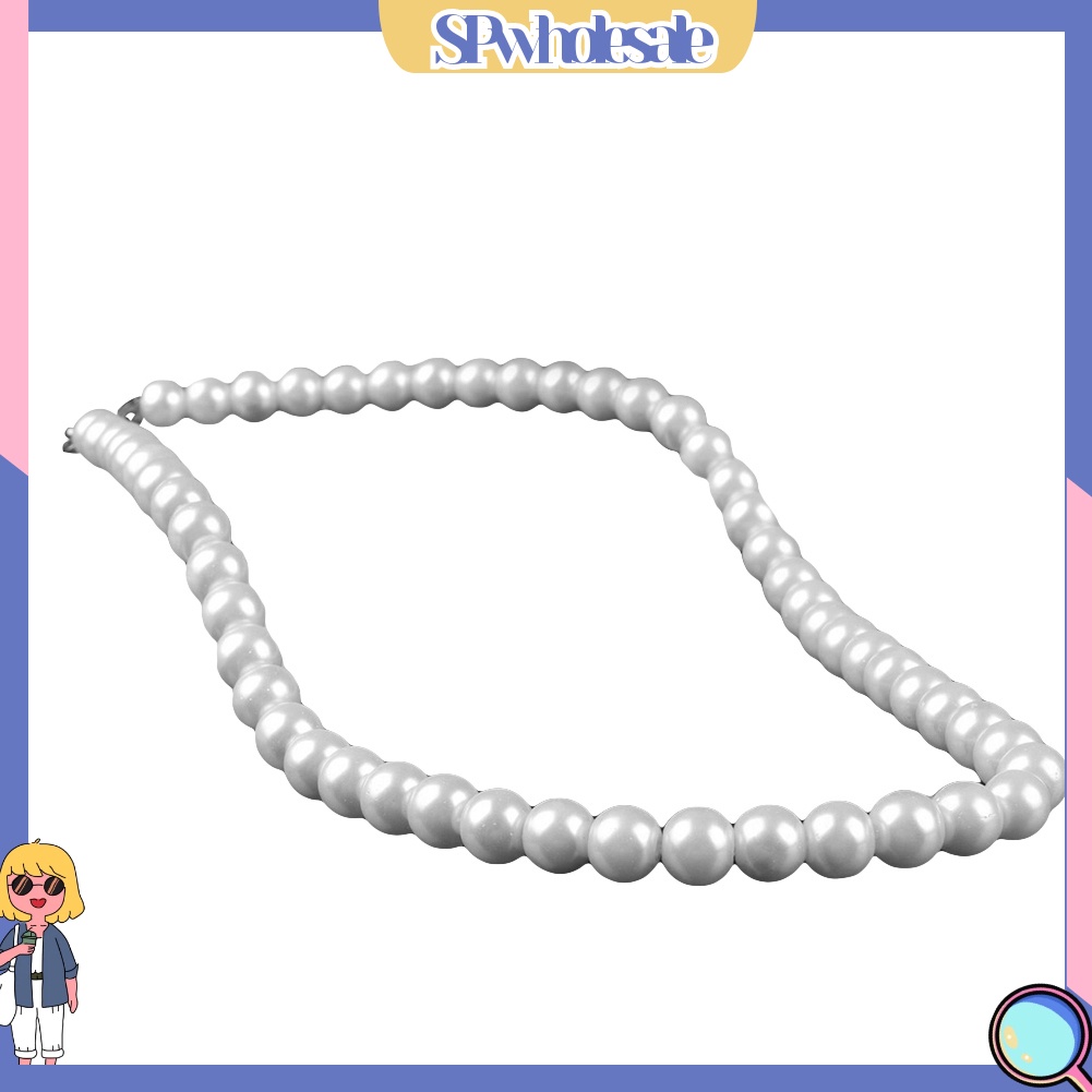 <SPwholesale> Vòng cổ Chuỗi Hạt Ngọc Trai Nhân Tạo Đơn Giản Thời Trang
