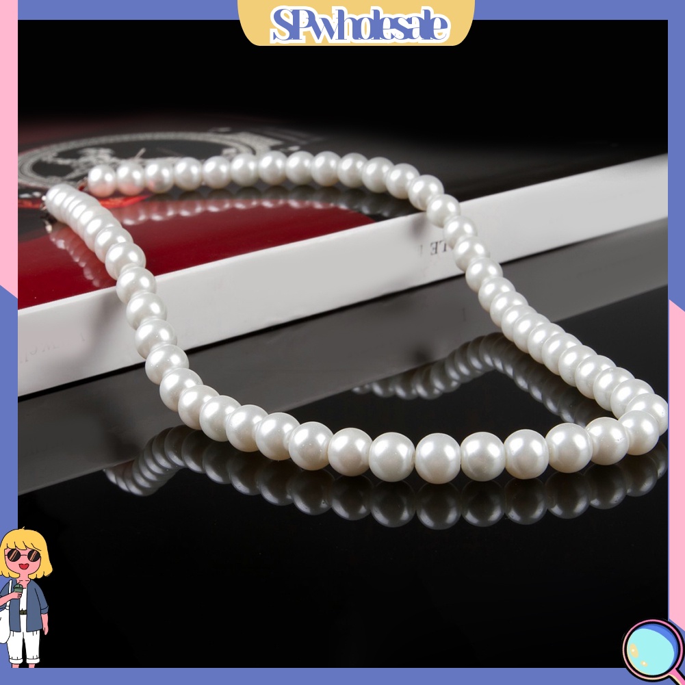 <SPwholesale> Vòng cổ Chuỗi Hạt Ngọc Trai Nhân Tạo Đơn Giản Thời Trang