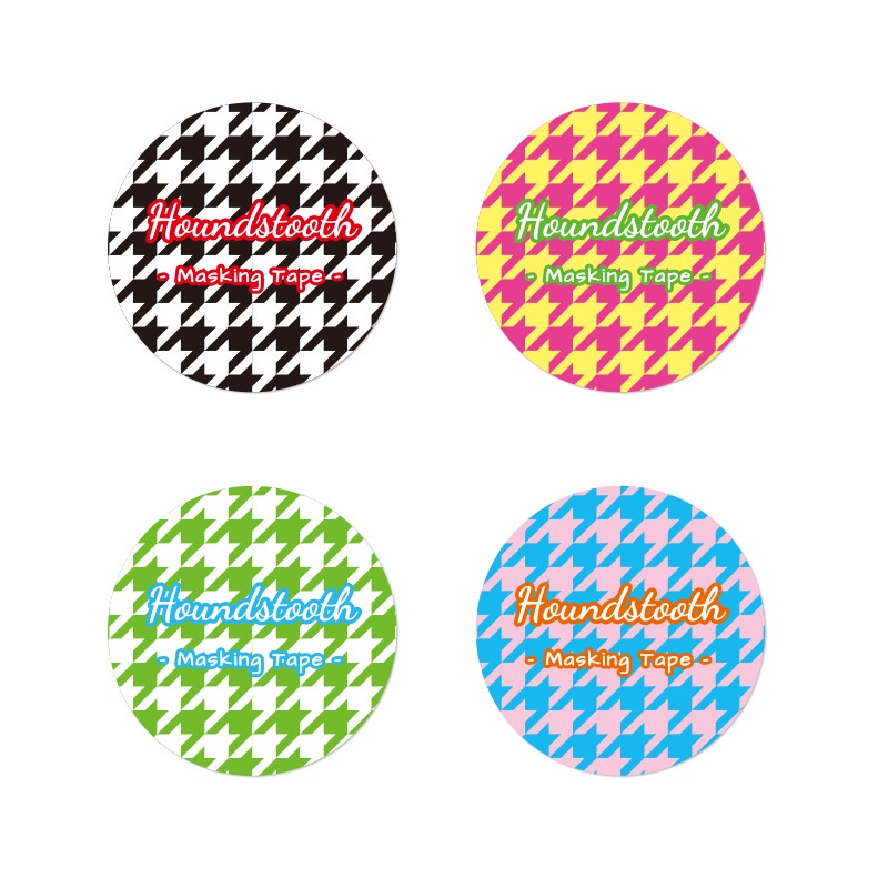 Băng dính washi, miếng dán tài khoản tài khoản tự làm cơ bản tươi mới và sáng tạo