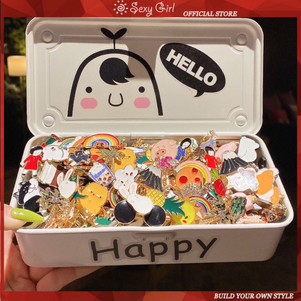 Trâm Cài Áo Kim Loại Họa Tiết Hoạt Hình Dễ Thương