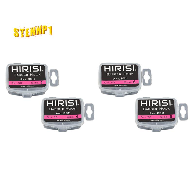 Bộ 4 / 100 / 6 / 200 Móc Câu Cá Bằng Thép Carbon Cao Cấp