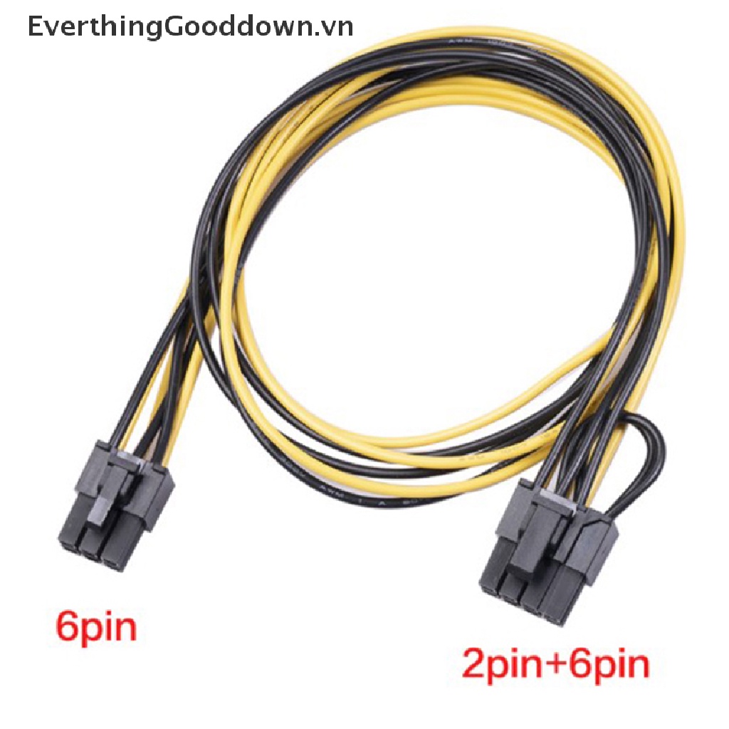 Cáp Chuyển Đổi Nguồn Điện Từ 6 Pin Feamle Sang 8 Pin PCI Express 6Pin Sang 8Pin PCIE