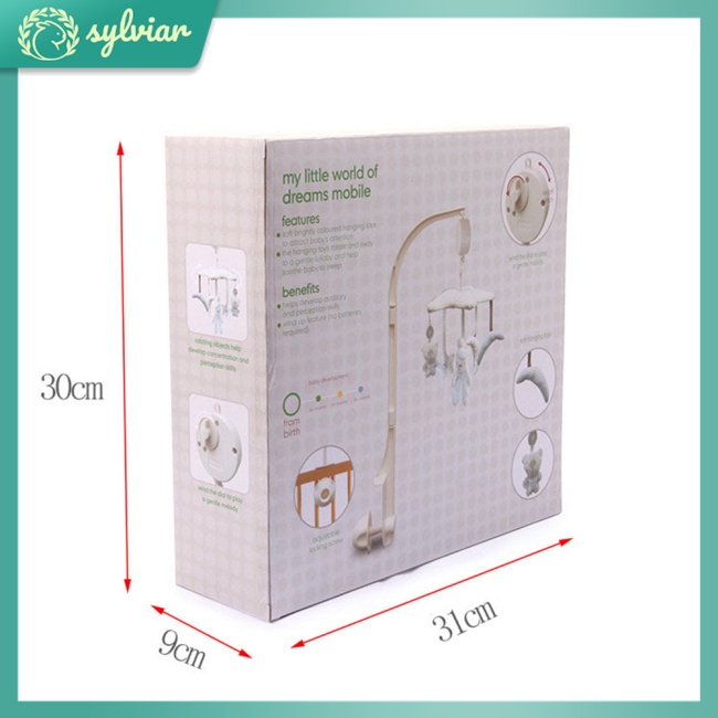 Búp Bê Nhồi Bông Hình Ngôi Sao Năm Cánh Có Nhạc Xoay Được Treo Xe Đẩy Em Bé Mqmqs Pdpds