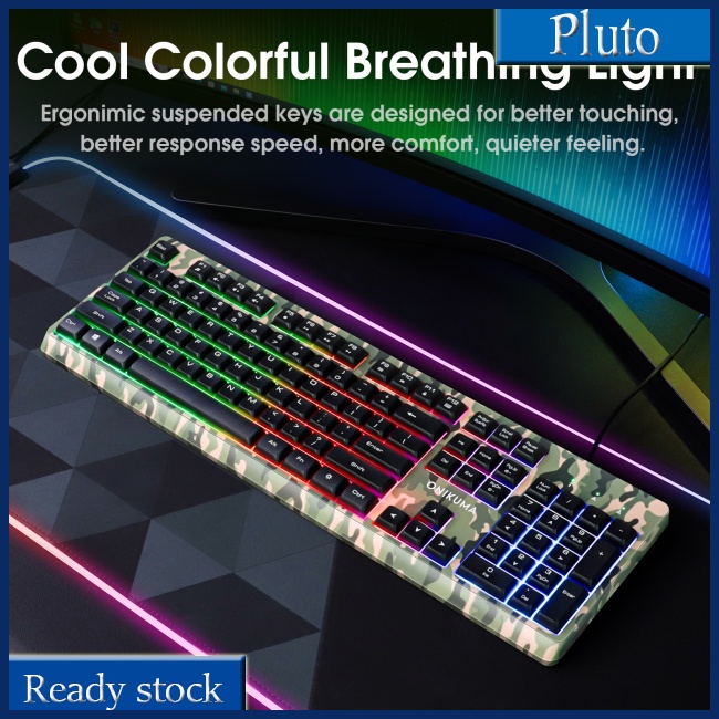 Mới Bộ Tai Nghe Chuột Và Bàn Phím Có Đèn Nhiều Màu Sắc Dành Cho Game Thủ