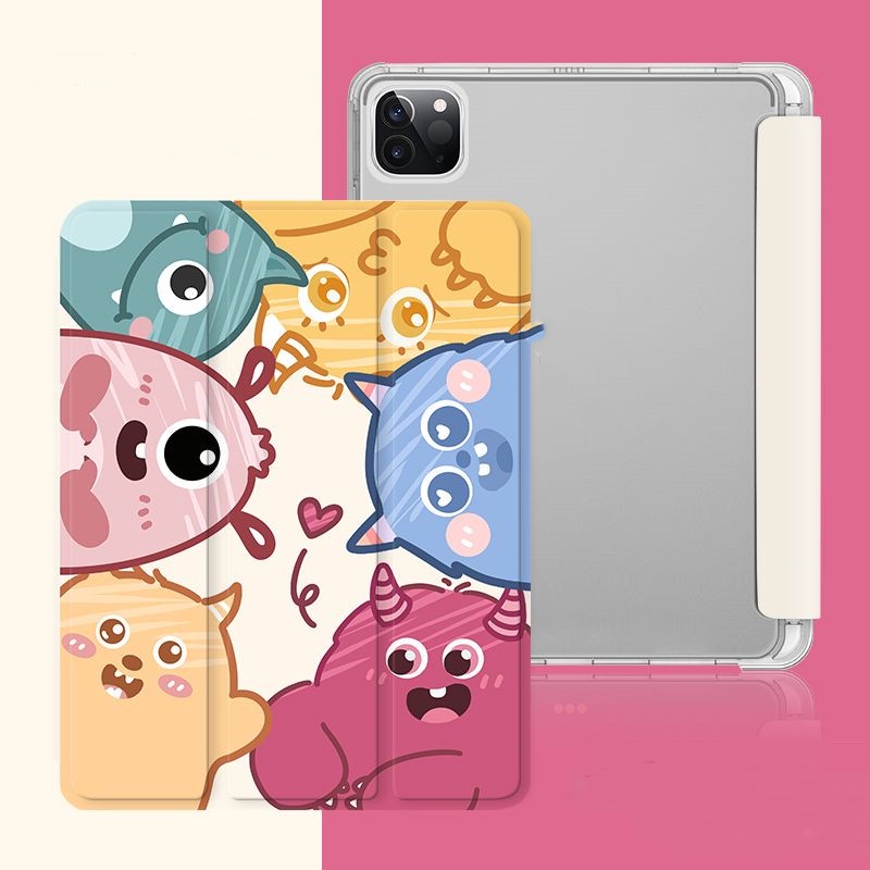 Ốp Máy Tính Bảng Mềm Hình Quái Vật Dễ Thương Cho iPad Gen10 7 / 8 / 9 10.2 "Air4 / Air5 Pro11" Pro12.9 "2022 mini6