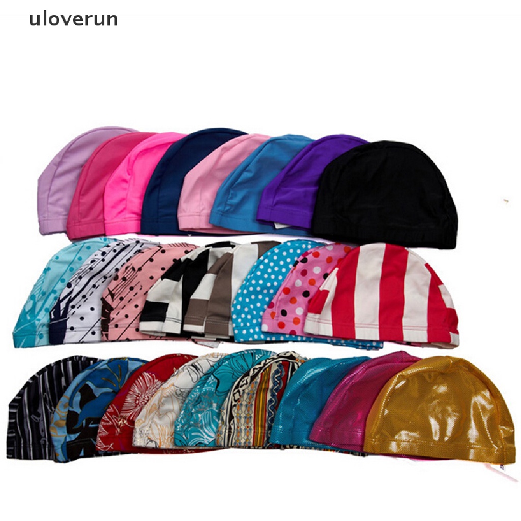 Uloverun Mũ Bơi Bằng Silicon Dẻo Màu Sắc Ngẫu Nhiên Siêu Bền Tiện Dụng Cho Người Lớn vn
