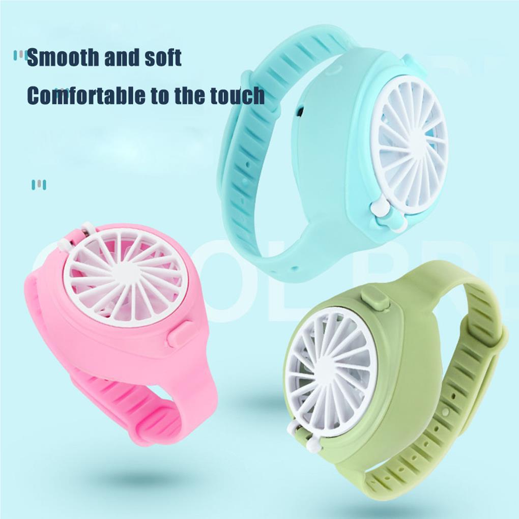 Quạt mini sạc usb Hình Đồng Hồ Đeo Tay Cho Trẻ Em