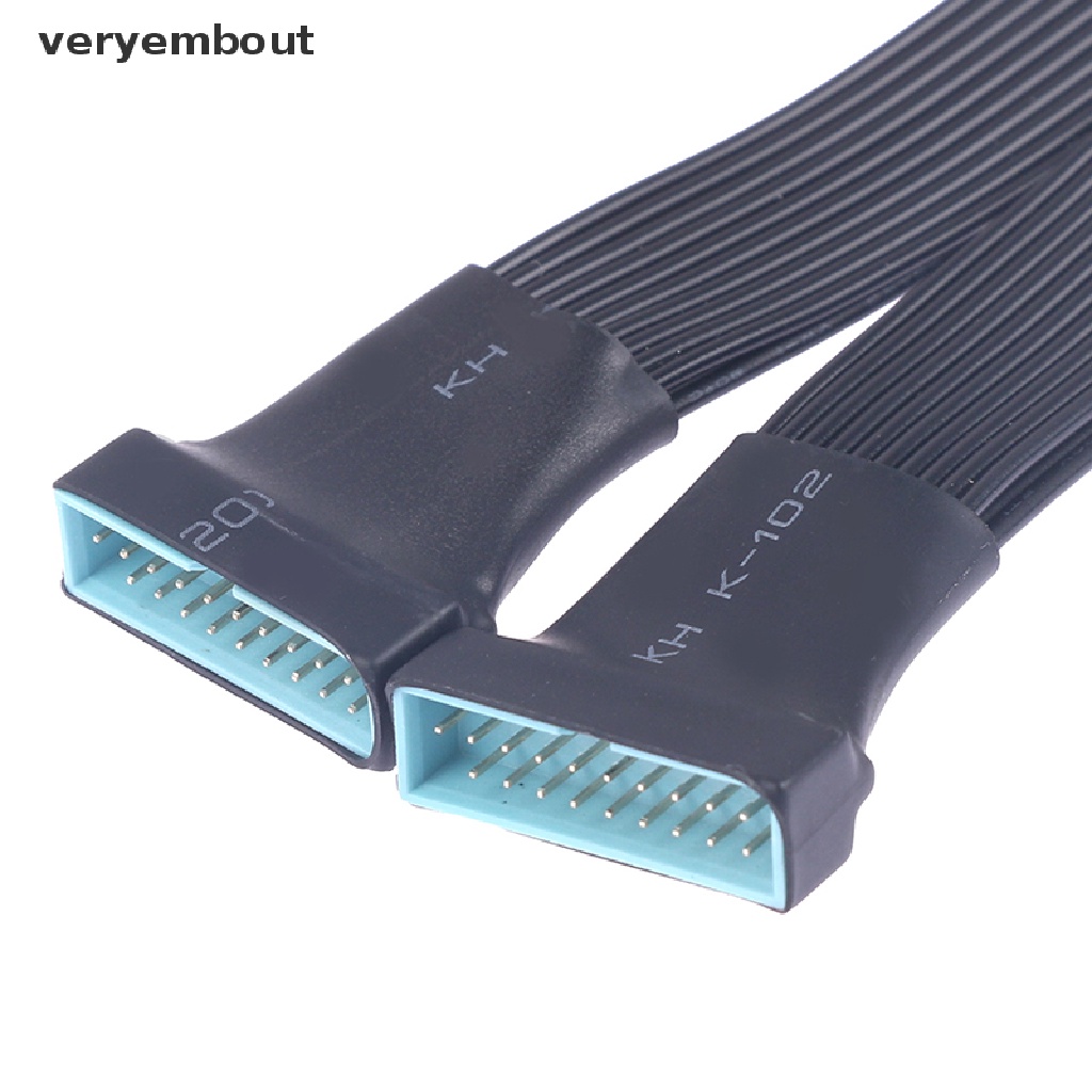Cáp Nối Dài Bo Mạch Chủ Chuyển Đổi USB 3.0 19Pin Sang 2 Cổng 12Cm 19Pin n Chuyên Dụng