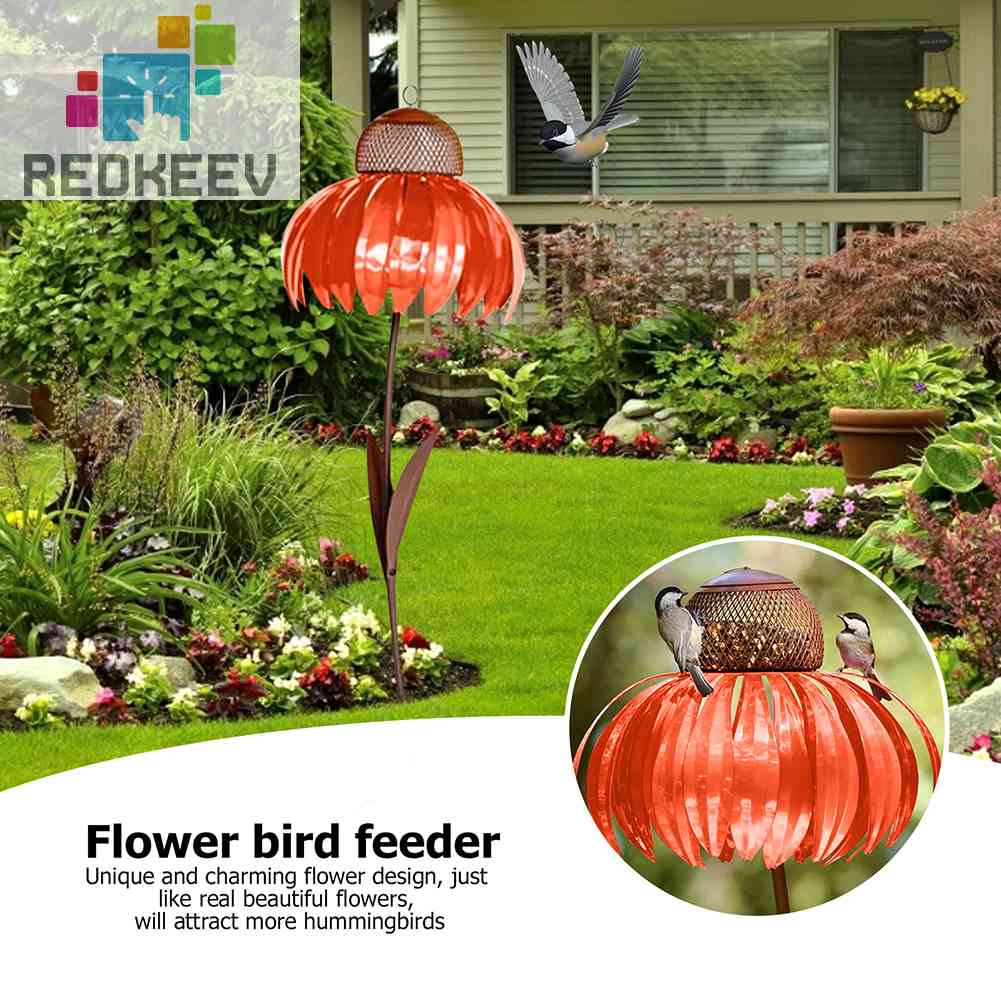 Lọ Đựng Thức Ăn Bằng Kim Loại Chống Ăn Mòn Tiện Dụng Cho Sân Vườn