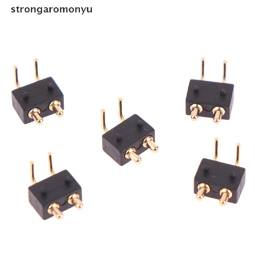 Bộ 5 Đầu Nối Pogo Pin 2 Cực 2.5 Lỗ Chất Lượng Cao