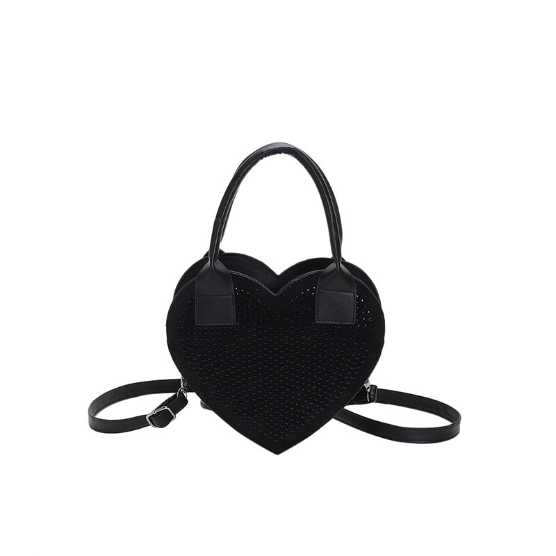Túi Xách Đeo Vai Hình Trái Tim Đính Đá Thời Trang Mùa Xuân 2023 Dành Cho Nữ