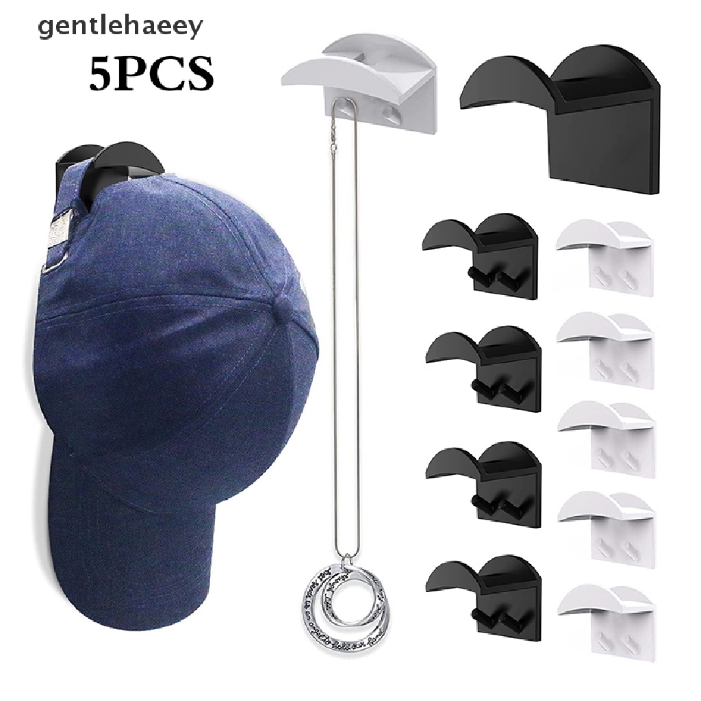 Bộ 5 Giá Đỡ Mũ Bóng Chày Tự Dính Tiện Dụng