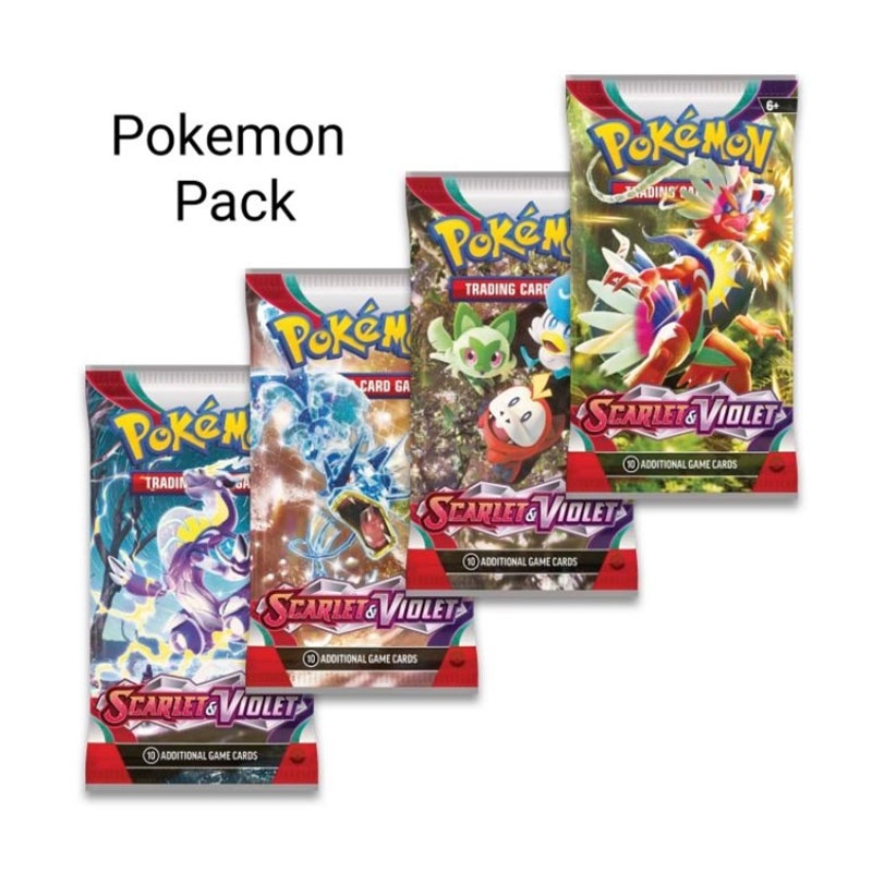 Bộ 324 Thẻ Bài Pokemon Scarlet Và Violet Phiên Bản Mới Tiếng Anh Sáng Bóng Pokemon Tcg
