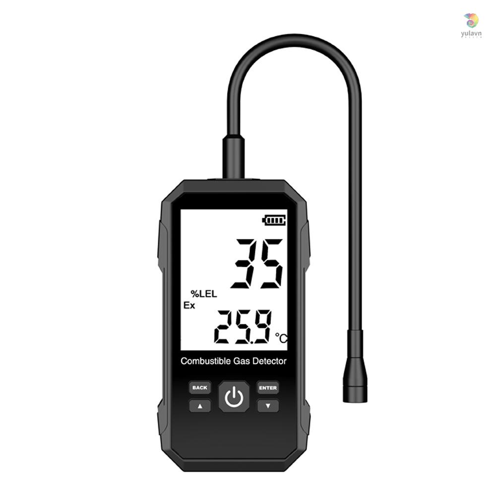 (yala) Thiết Bị Phân Tích Khí Gas Rò Rỉ Tự Nhiên Cầm Tay Kiểm Tra Nhiệt Độ Và Âm Thanh Ánh Sáng