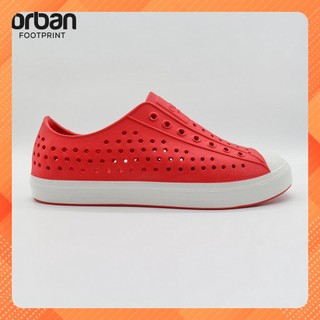 [Urban] Giày nhựa lỗ nam nữ đi mưa đi biển Urban - Chất liệu Eva siêu nhẹ, chống nước, giá tốt - Màu Đỏ đế trắng