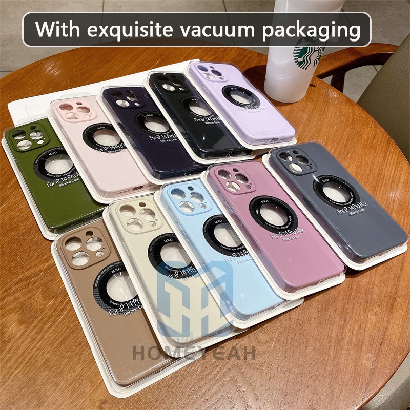 Ốp Điện Thoại Silicon Dẻo Màu Nâu Kèm Giá Đỡ Chống Sốc Cho iPhone 12 13 14 Pro Max 14Plus