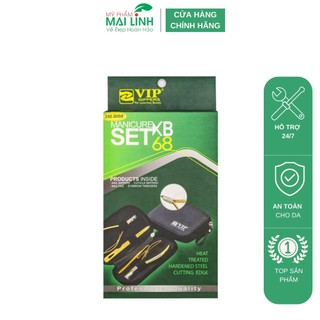 Bộ Dụng Cụ Thiết Bị Làm Móng 4 Sản Phẩm Mạ Vàng Cao Cấp Kềm VIP Thái Đông KB68
