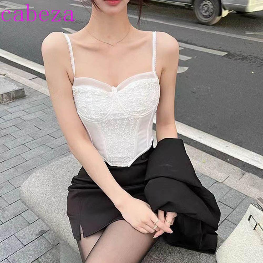 Áo Lót Hai Dây Có Mút Đệm Ngực Phối Ren Hoa Ngọt Ngào Nữ Tính