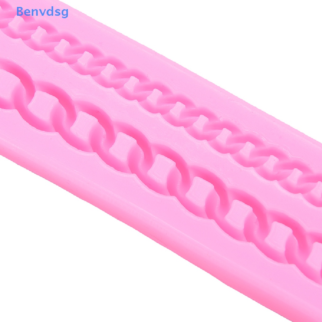 Khuôn Silicone Tạo Hình Dây Xích Dài 3D Trang Trí Bánh Kem
