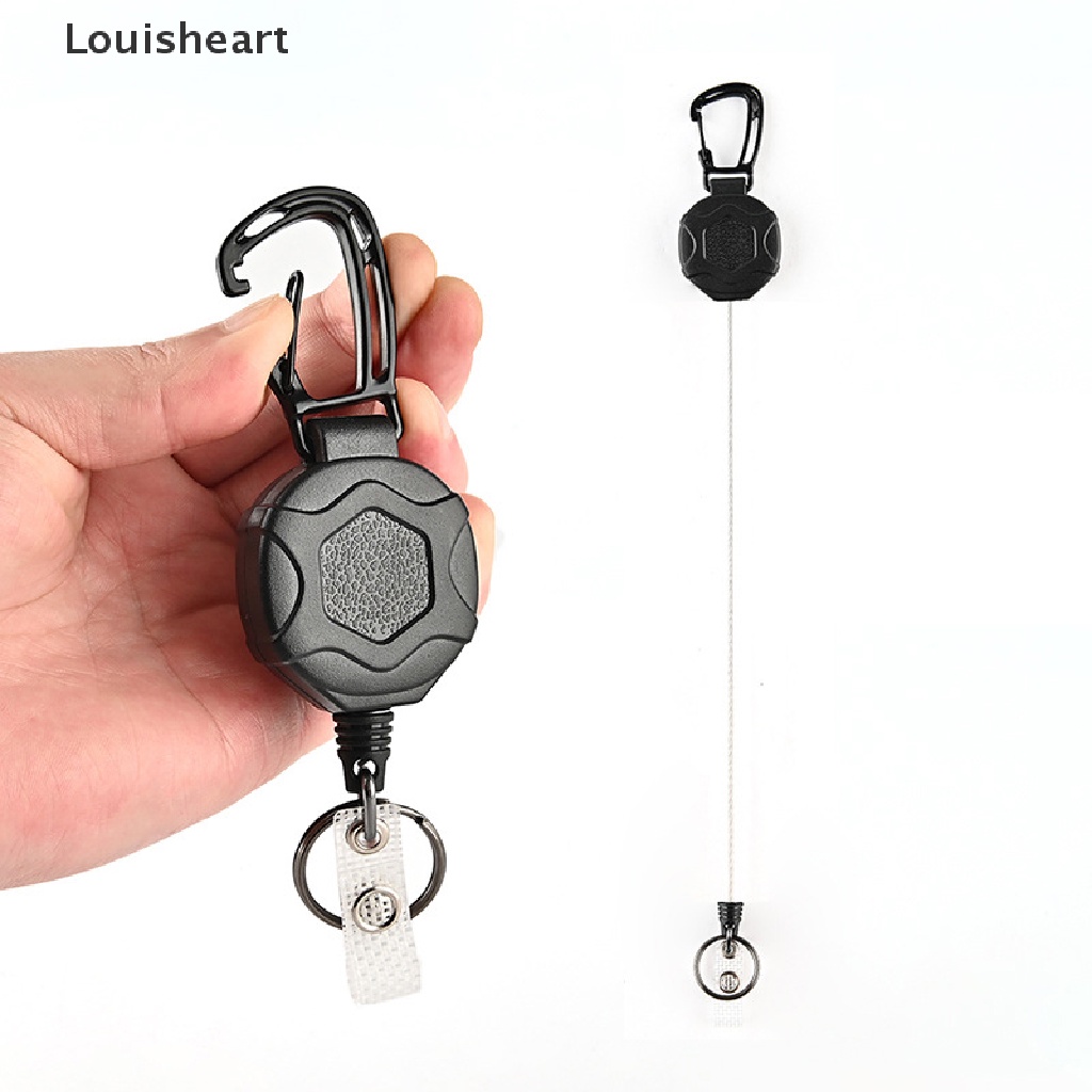 Dây Móc Khóa Treo Thẻ ID / Thẻ ID Chống Thất Lạc Có Thể Thu Gọn Tiện Dụng