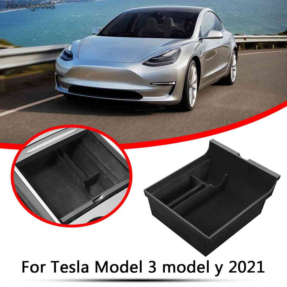 Hộp Tỳ Tay Đựng Vật Dụng Hàng Mới 2023 Cho Tesla Model 3 Y 2021 [homegoods.vn]