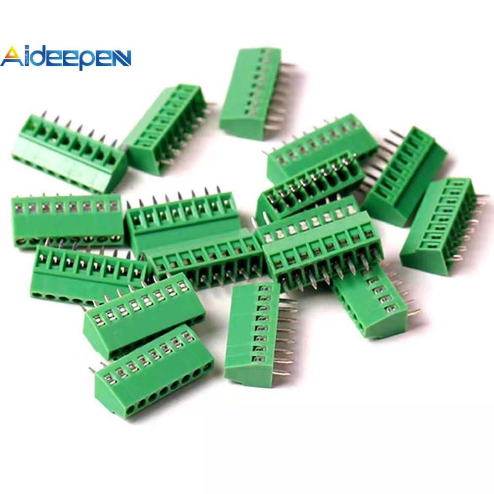 Set 10 Đầu Nối Dây Điện Mini PCB 2.54mm 2P ~ 8P