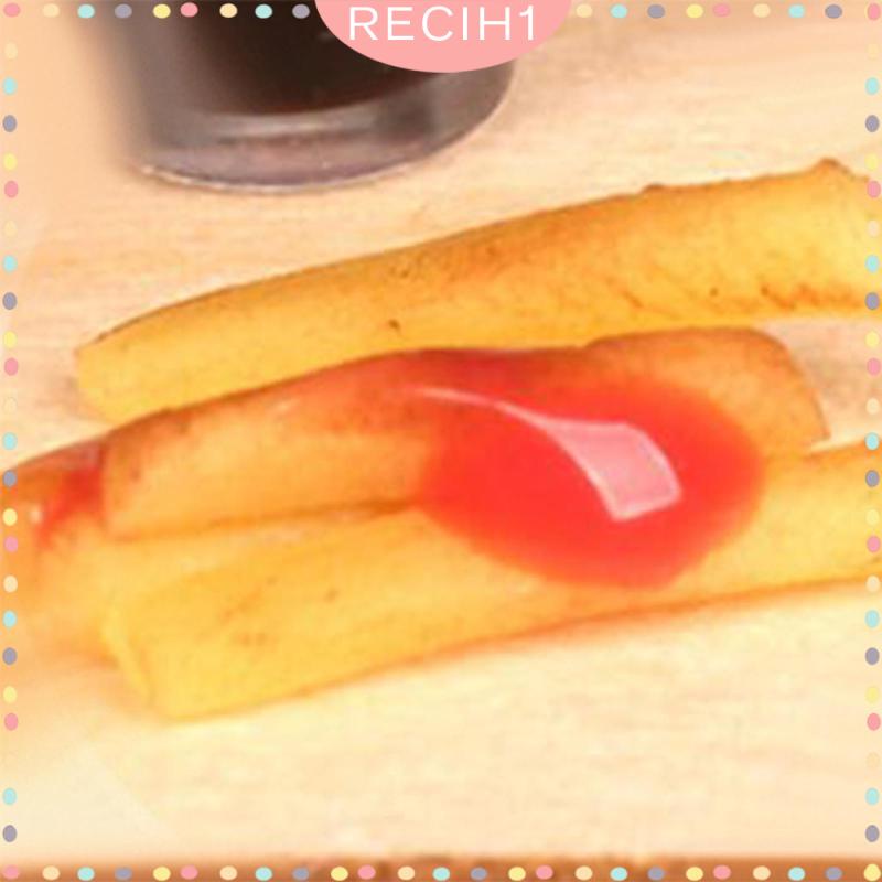 Bộ Đồ Chơi Thức Ăn Nhanh Thu Nhỏ Trang Trí Tiểu Cảnh Tỉ Lệ 1: 12