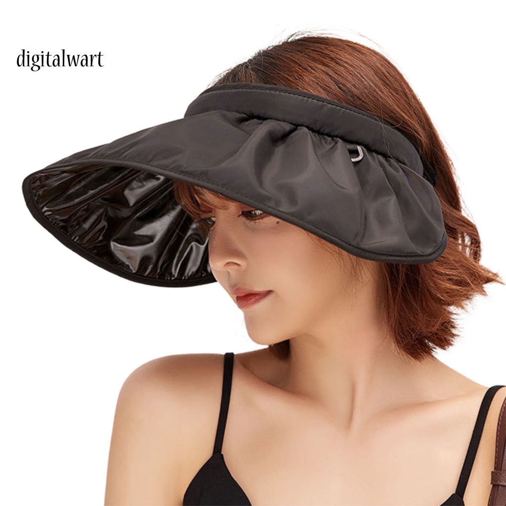 Kỹ Thuật Số| Mũ Chống Nắng Đi Biển Mùa Hè Gọn Nhẹ Thoáng Khí Màu Sắc Đơn Giản Cho Nữ