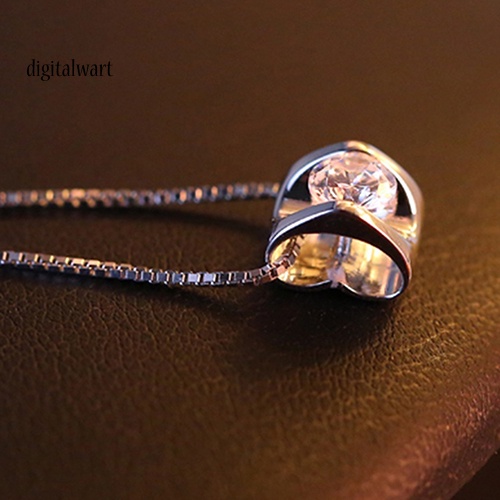 Kỹ Thuật Số| Vòng cổ HợP Kim HìNh Tim 3D ThờI Trang