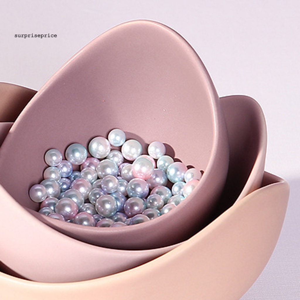 1 Bộ Khay Đựng Thức Ăn Vặt Bằng Gốm Hình Hoa Sen Phong Cách Bắc Âu