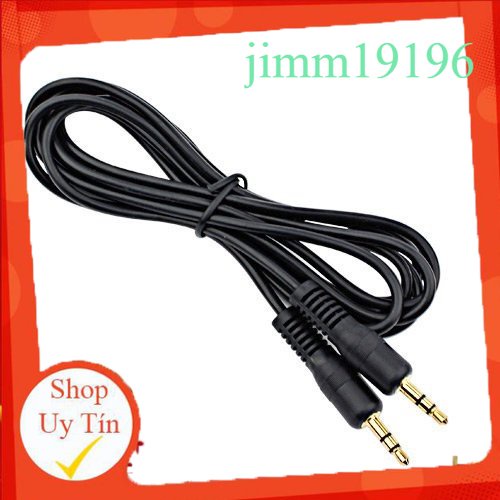 siêu bán rẻ Dây cáp AUX 3.5mm cao cấp - kết nối LOA và các thiết bị nghe nhạc (Tivi/ Máy tính/ Laptop/ Mic hát...)