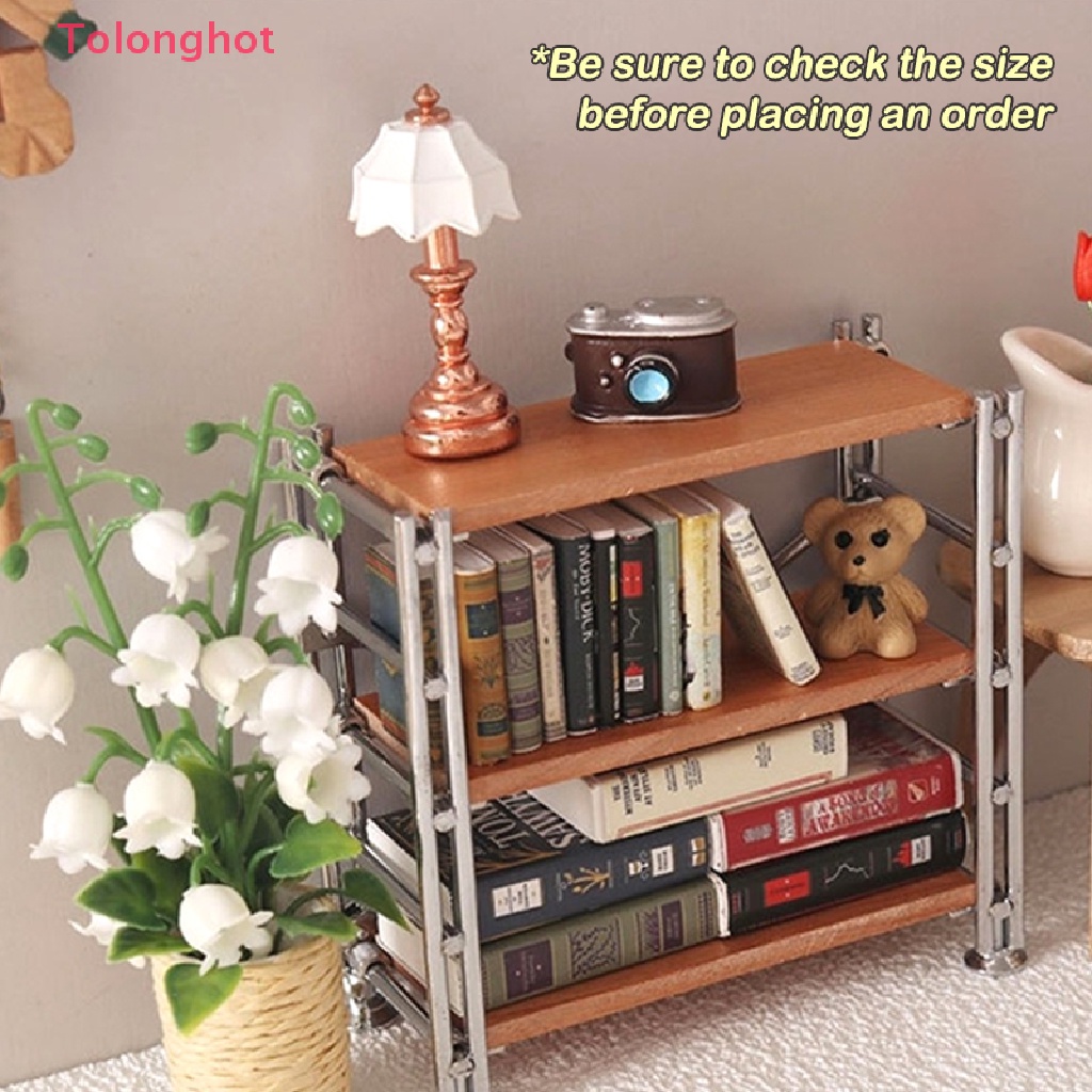 Kệ Đứng Để Sách / Đồ Dùng Trong Siêu Thị Trang Trí Nhà Búp Bê 1: 12