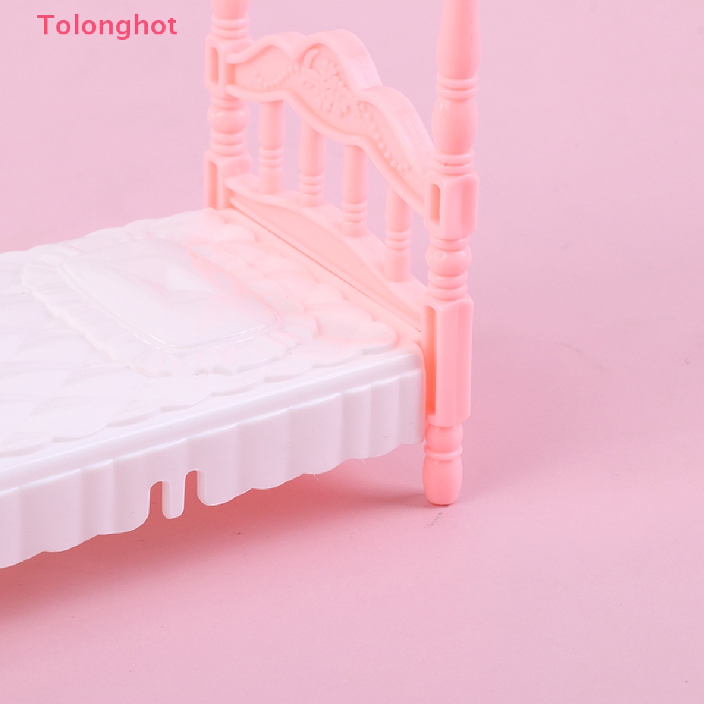 Mô Hình Giường Ngủ Thủ Công Trang Trí Nhà Búp Bê Tỉ Lệ 1: 12