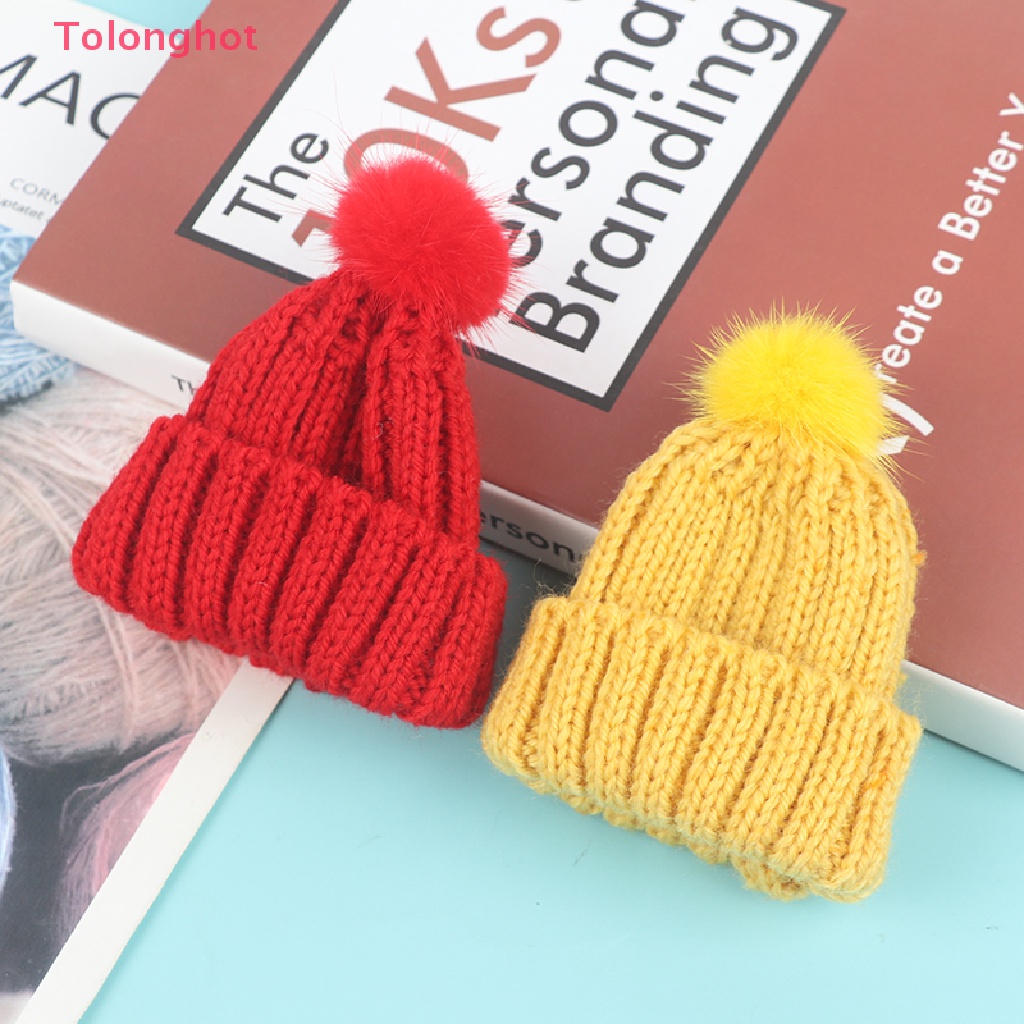 Nón Beanie Dệt Kim Thời Trang Cho Nhà Búp Bê Tỉ Lệ 1 / 6