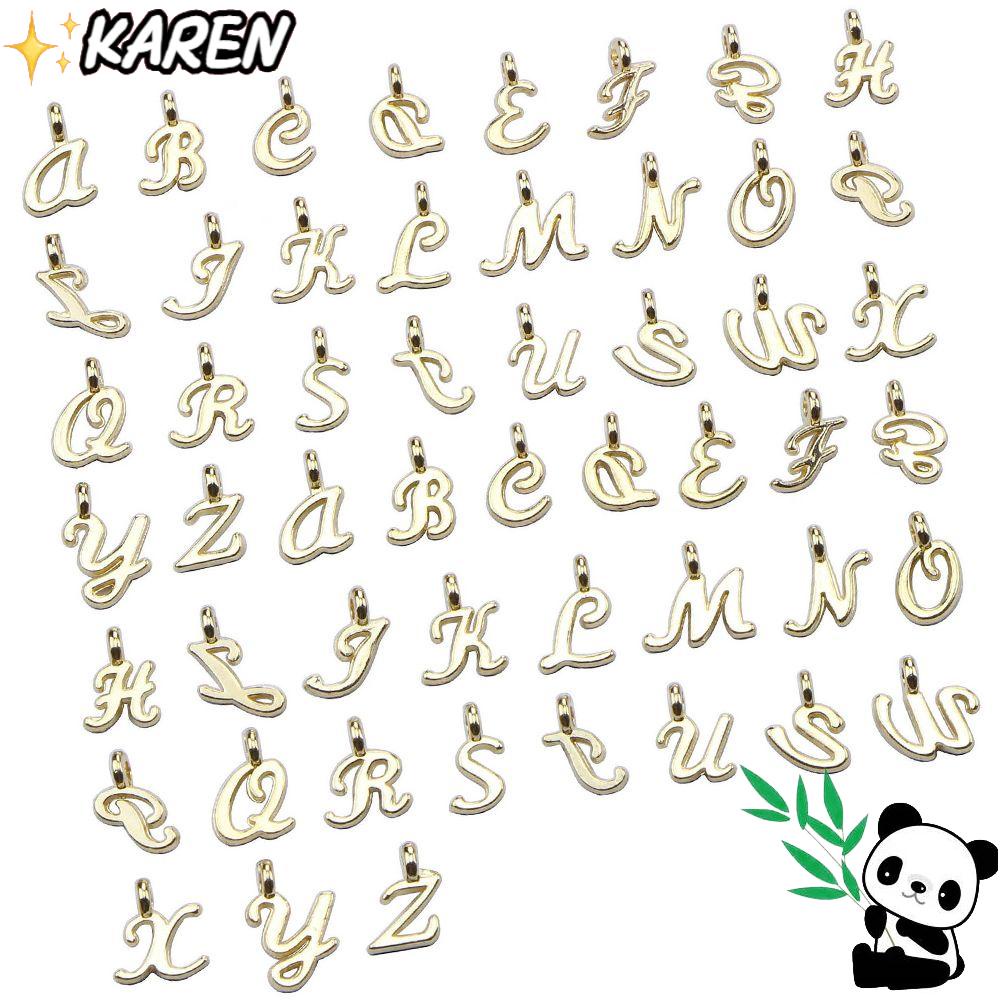 Set 26 / 52 / 156 Vòng cổ Nhiều Màu|Bảng Chữ Cái Alphabet Chất Lượng Cao