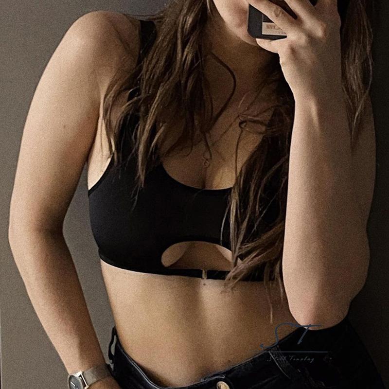 Áo Hai Dây Cổ Chữ U Màu Trơn Thời Trang Mùa Hè CY03 Cho Nữ