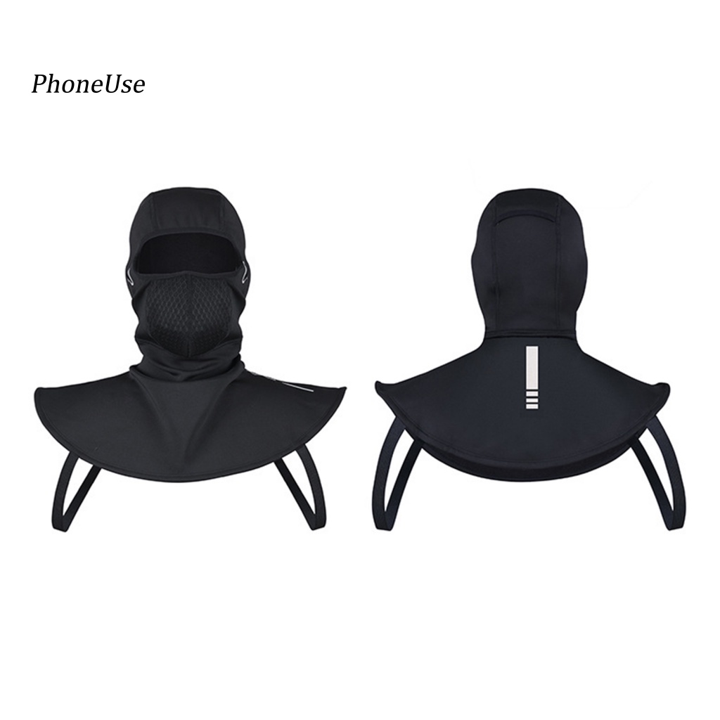 Mặt Nạ Bảo Vệ Mặt Bằng PU Co Giãn Thoáng Khí Chống Gió 360 Độ