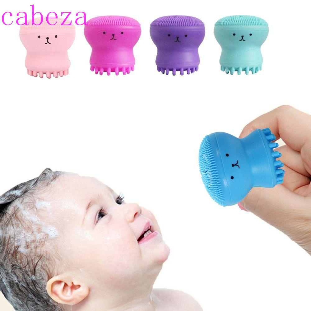 Bàn Chải Rửa Mặt Đa Năng Hình Bạch Tuộc Bằng Silicone 2023