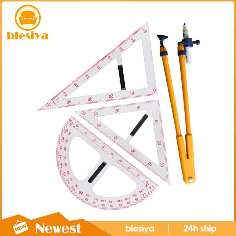 Bộ Dụng Cụ Học Toán Với Tay Cầm Có Thể Tháo Rời Tiện Dụng Cho Giáo Viên